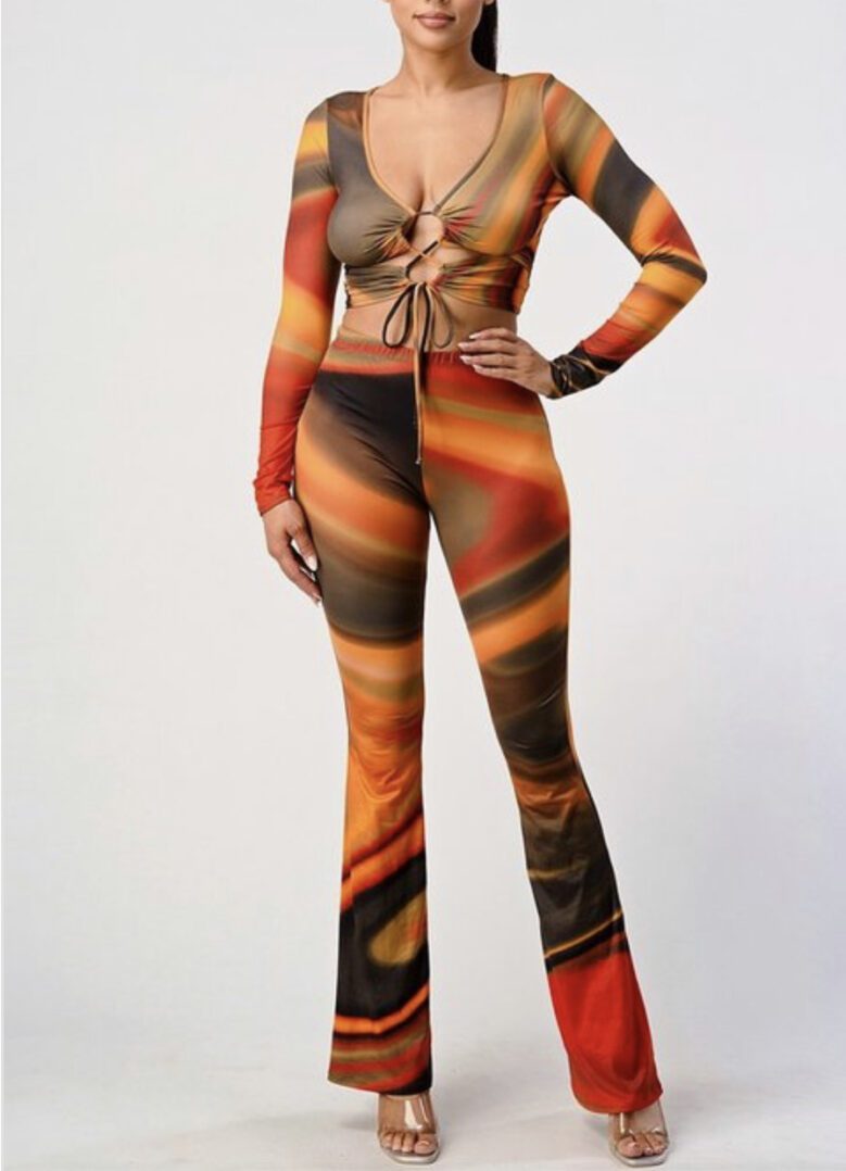 TKK Trend Setter Flare Pants Set