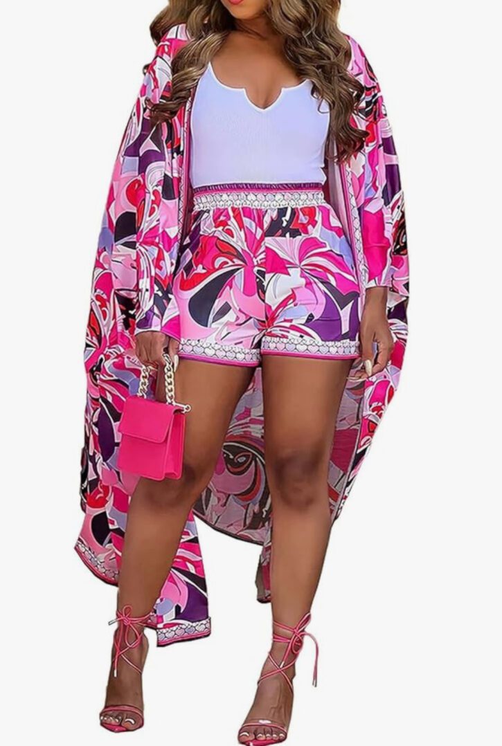 TKK Forever Kimono Short Set