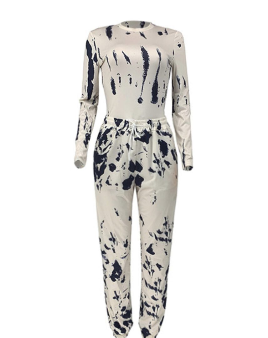 TKK Tie-Dye Drawstring Pants Set