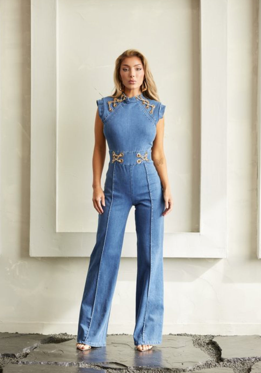 TKK Demi Off The Chain Jumpsuit