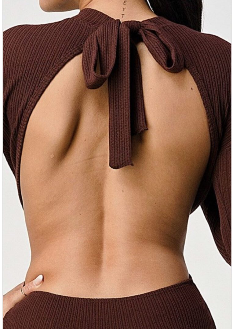 TKK Backless Knit Dress