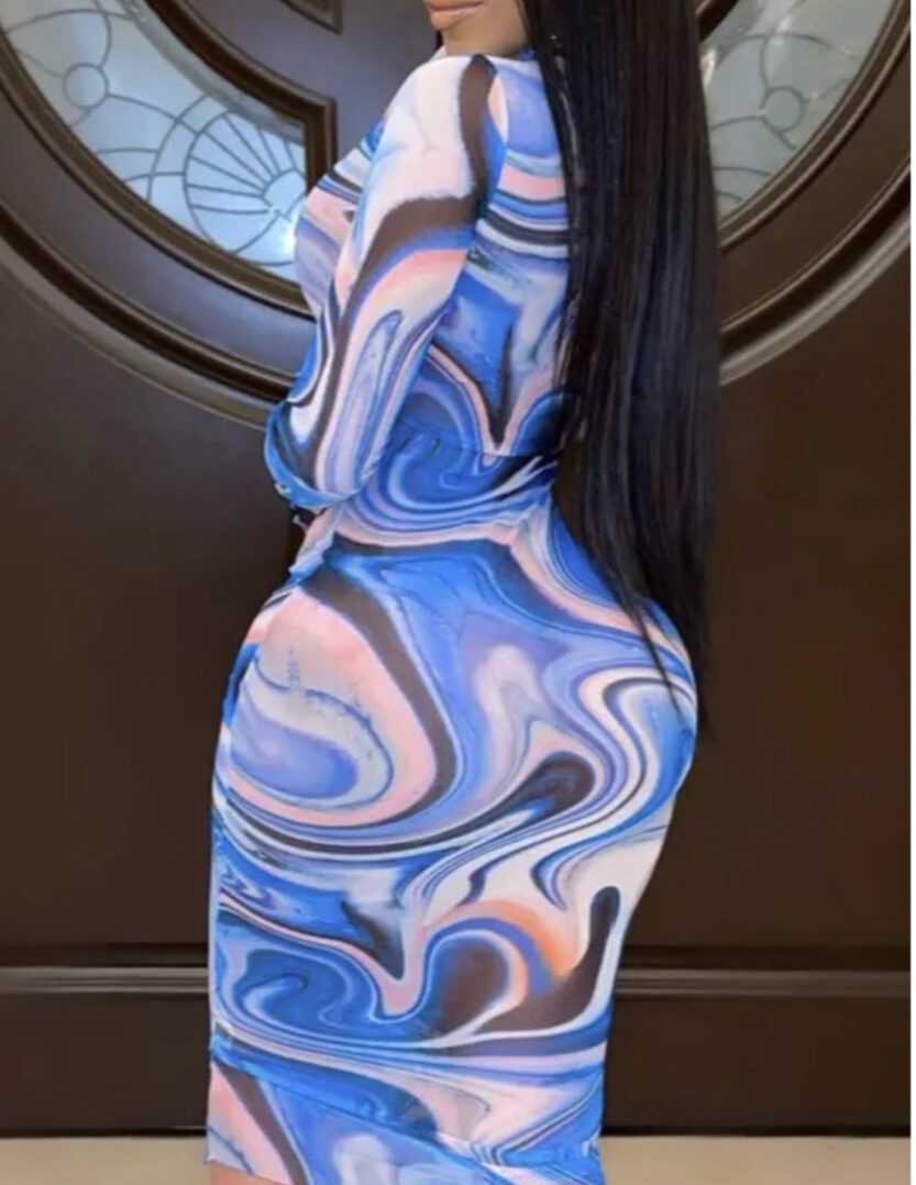 TKK Feeling Blue Jenna Dress