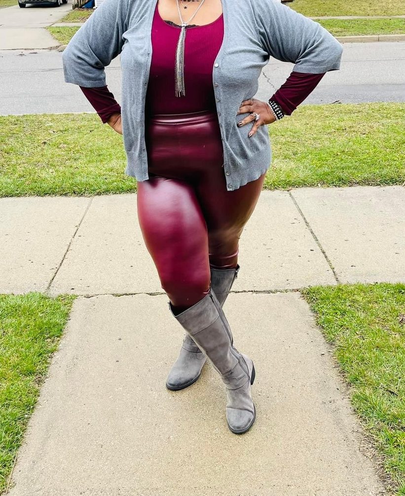 TKK Sammie Faux Leather Leggings