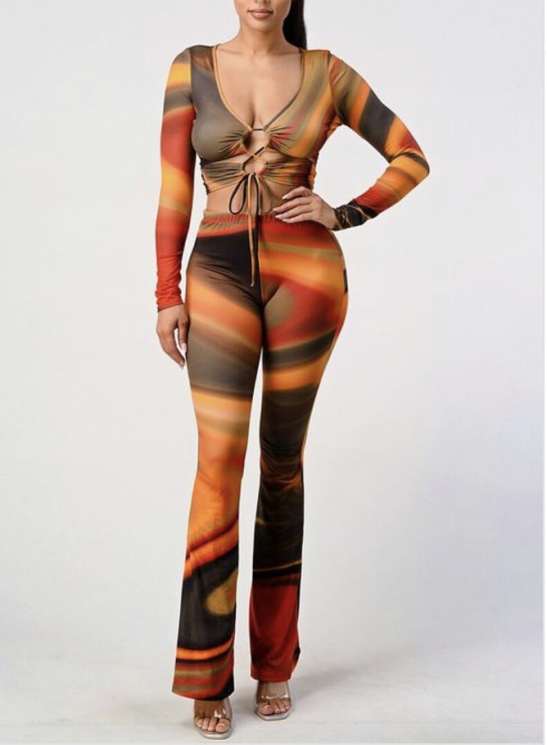 TKK Trend Setter Flare Pants Set