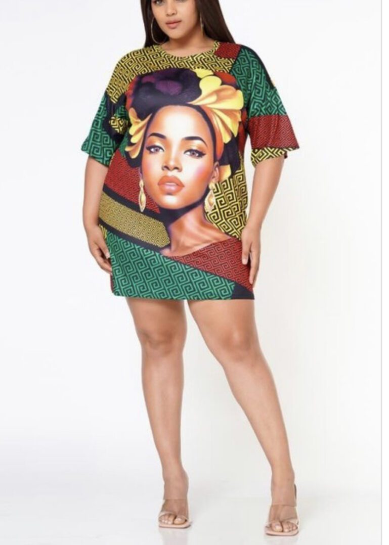 TKK Alex Graphic T Shirt Dress