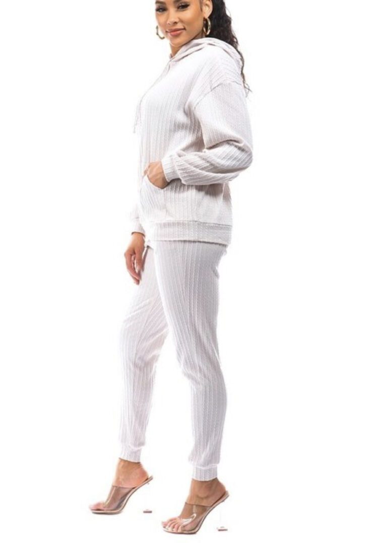 TKK Back In The Day Rib-Knit Jogger Set