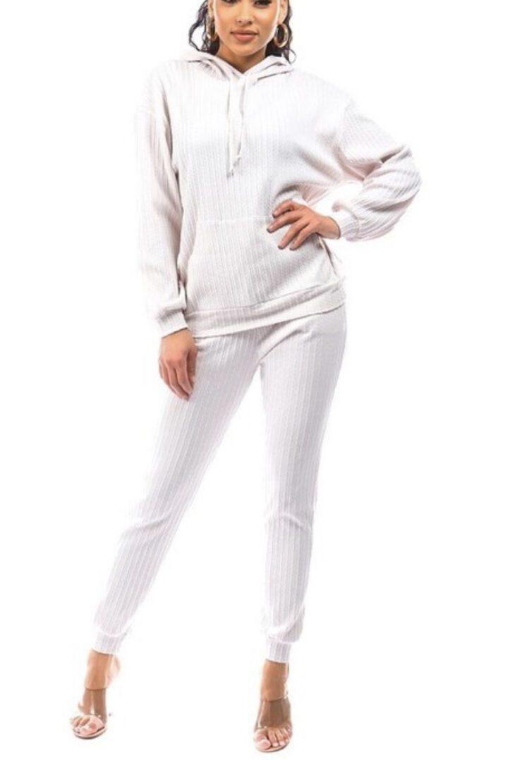 TKK Back In The Day Rib-Knit Jogger Set