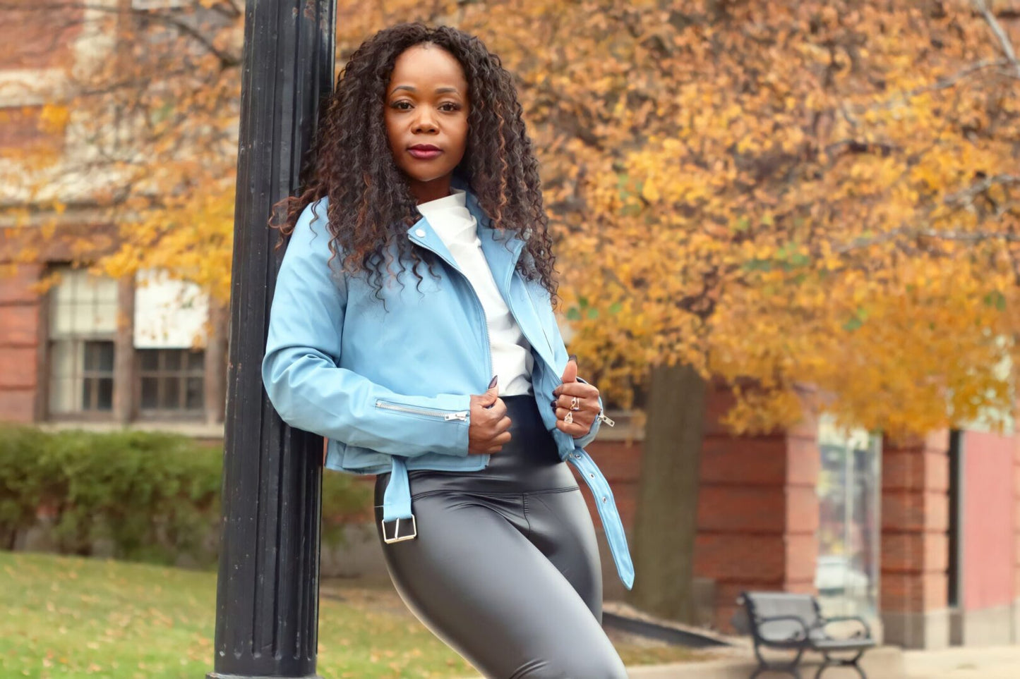 TKK High Waist Leather Pant