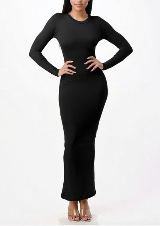 TKK Solid Color Maxi Dress