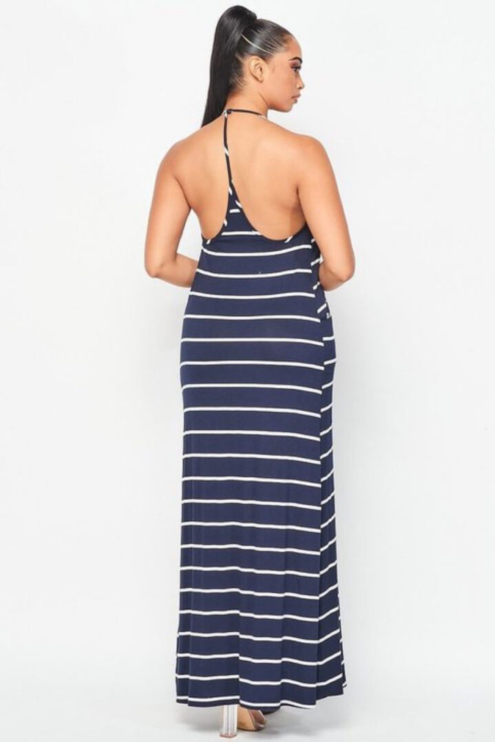 TKK Jersey Stripe Maxi Dress