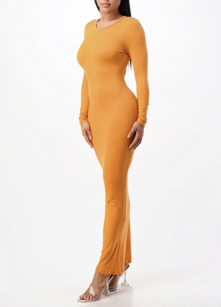 TKK Solid Color Maxi Dress