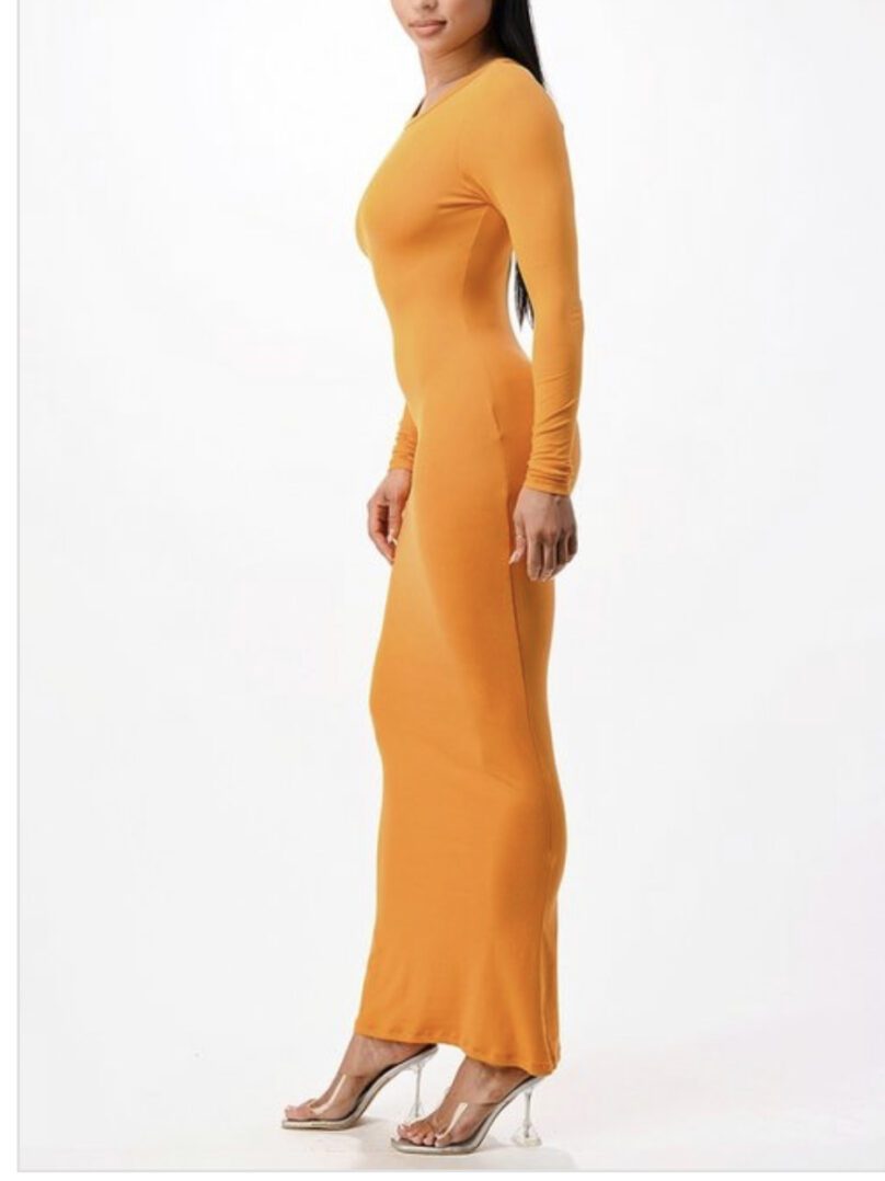 TKK Solid Color Maxi Dress