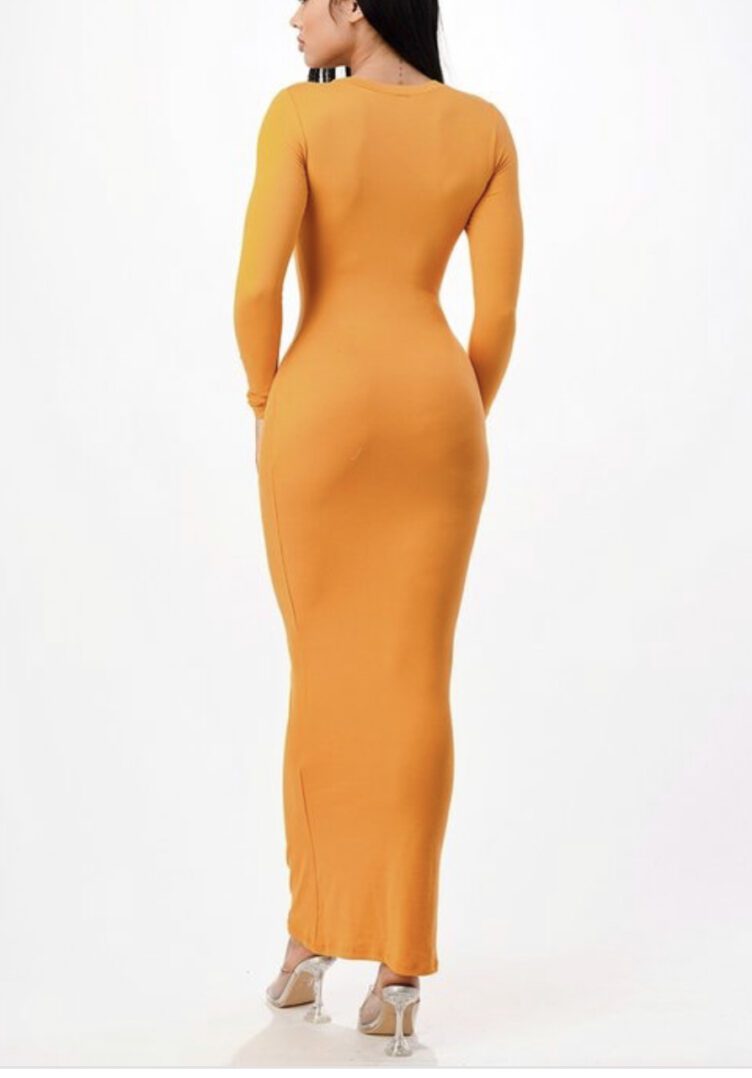 TKK Solid Color Maxi Dress