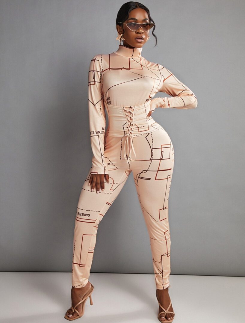 TKK Misty Bandage Jumpsuit