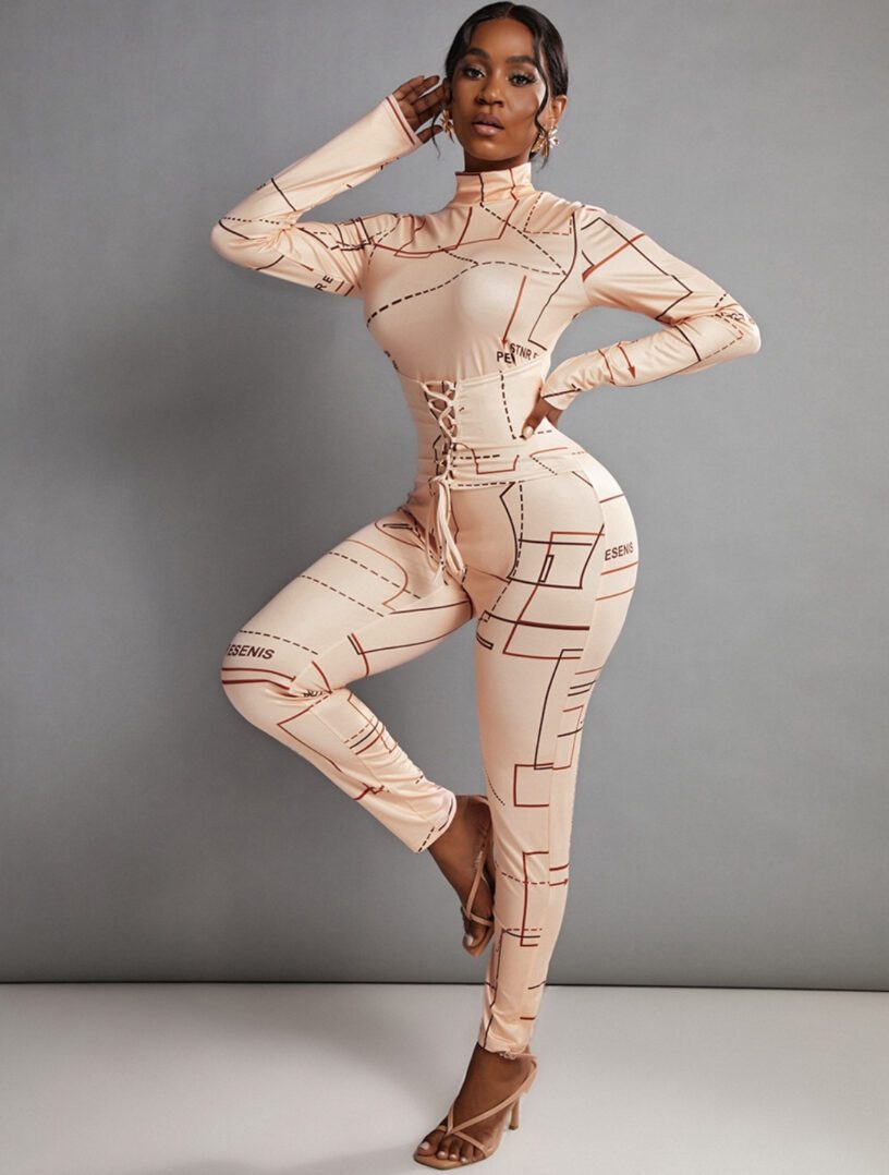 TKK Misty Bandage Jumpsuit