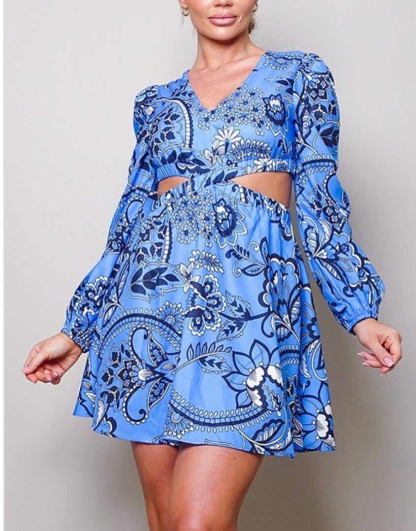TKK Paisley Mini Dress