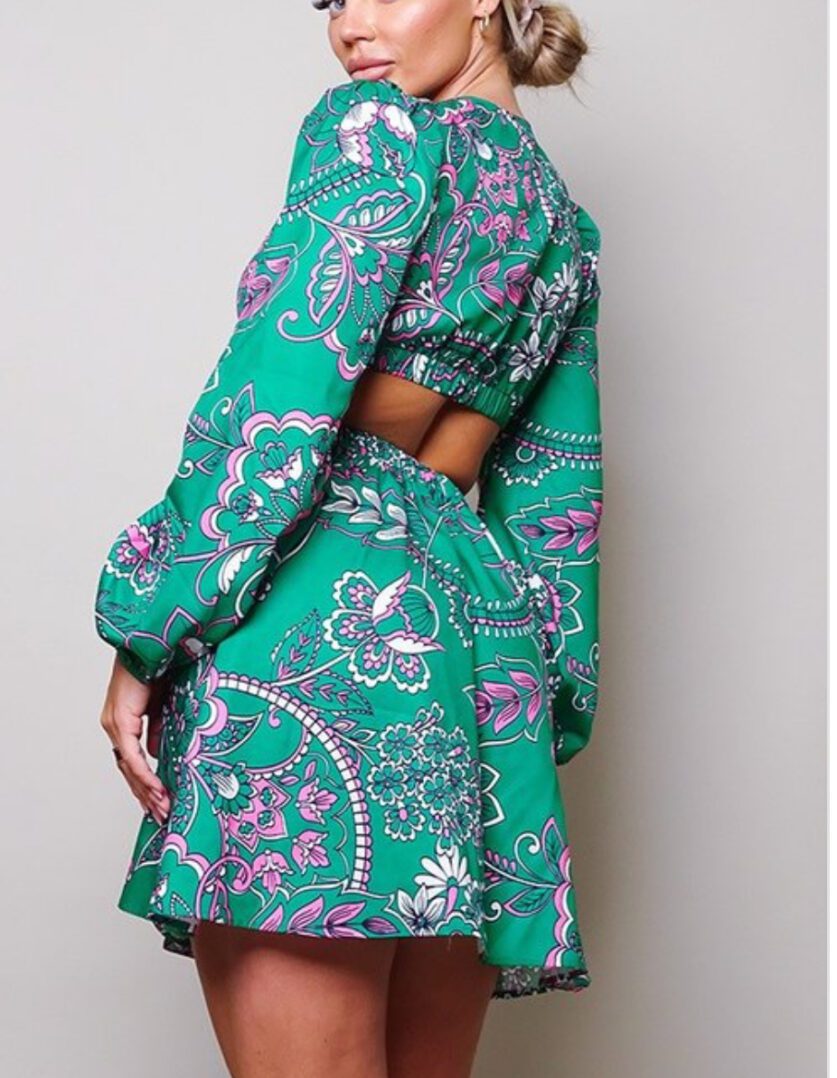 TKK Paisley Mini Dress