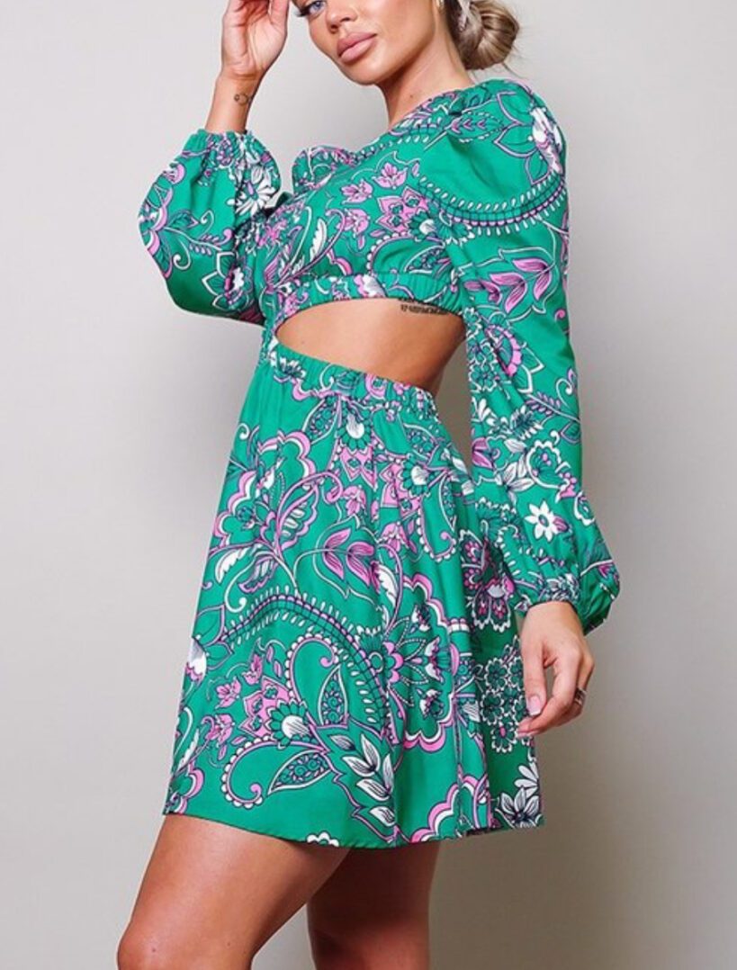 TKK Paisley Mini Dress