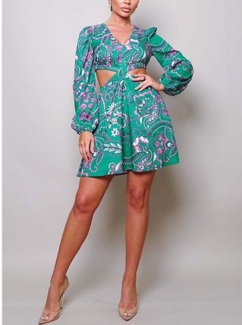 TKK Paisley Mini Dress