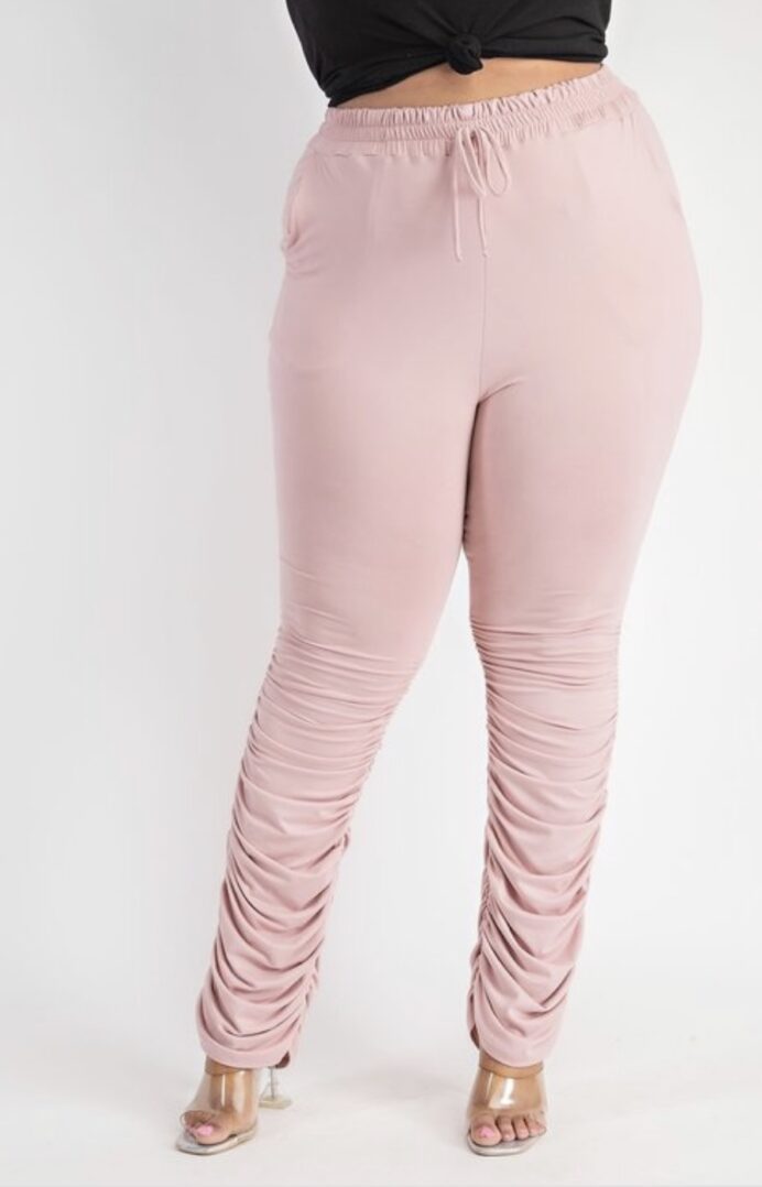 TKK Cassie High-Waisted Shirred Pant