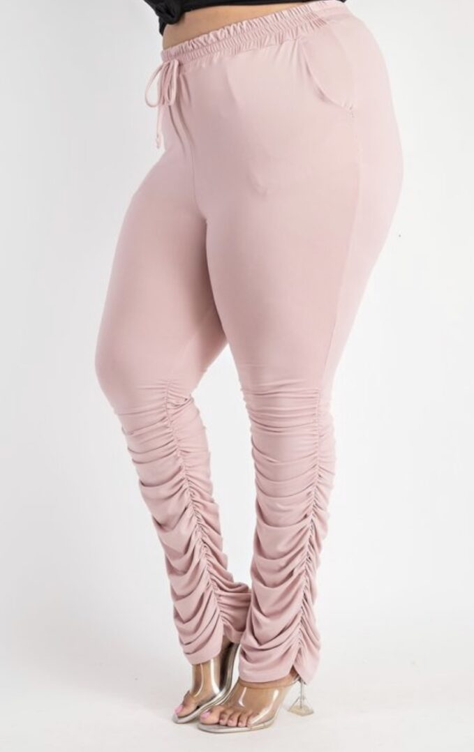 TKK Cassie High-Waisted Shirred Pant