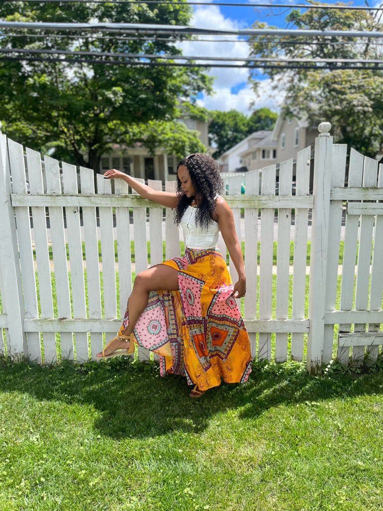 TKK Sweet Escape Side Split Skirt Set