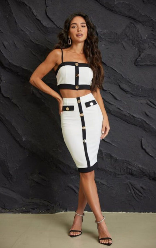 TKK Just A Glimpse Skirt Set