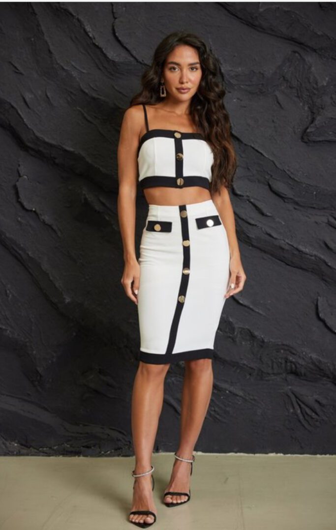 TKK Just A Glimpse Skirt Set