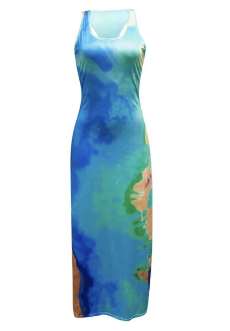 TKK Tie-Dye Ankle Length Sundress