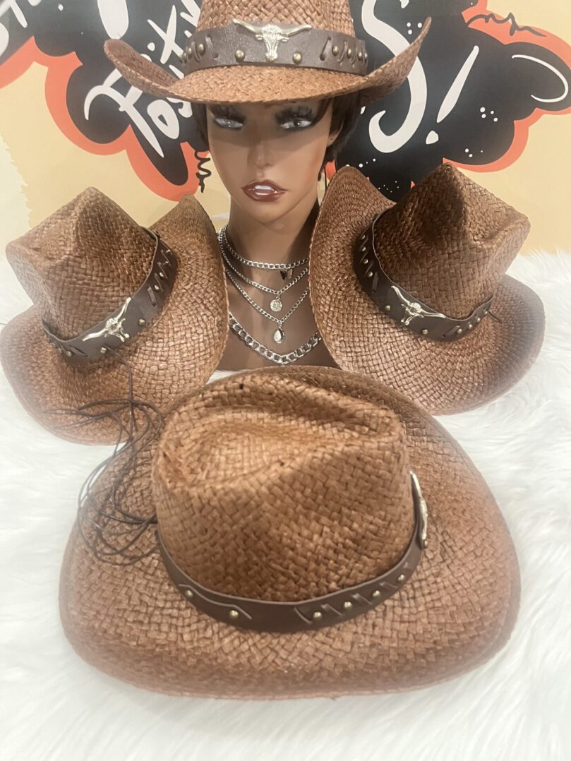 TKK Traditional Straw Cowboy Hat