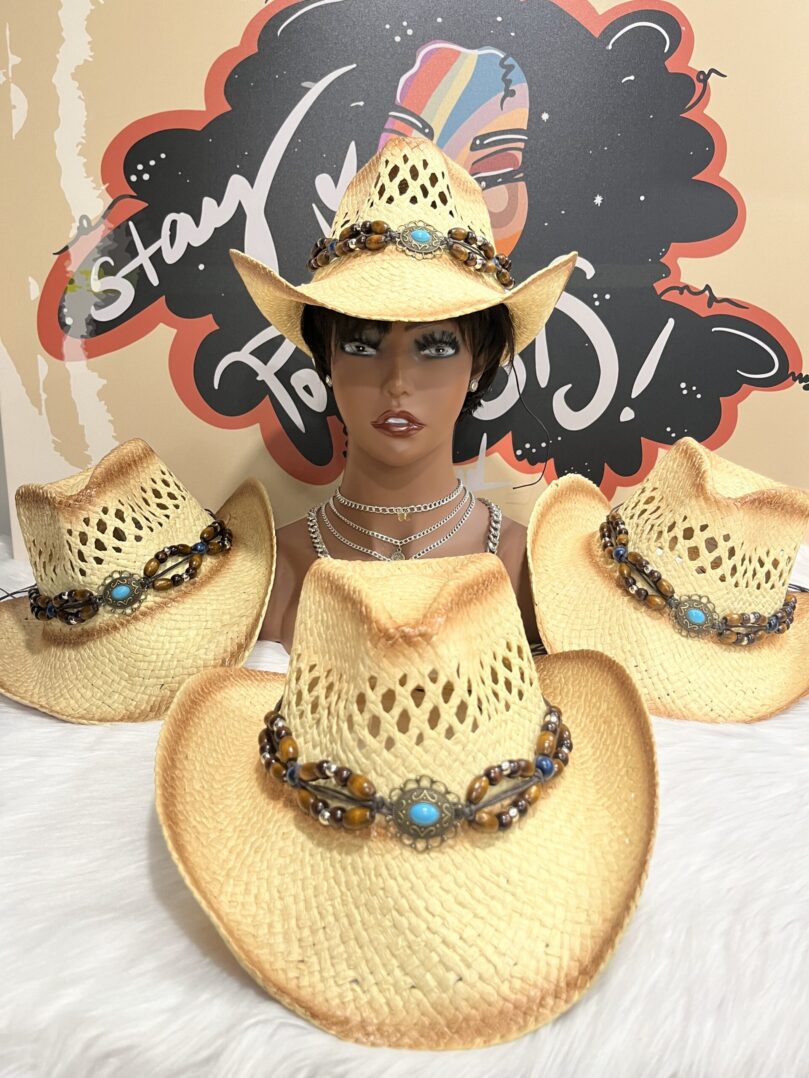 TKK Traditional Straw Cowboy Hat