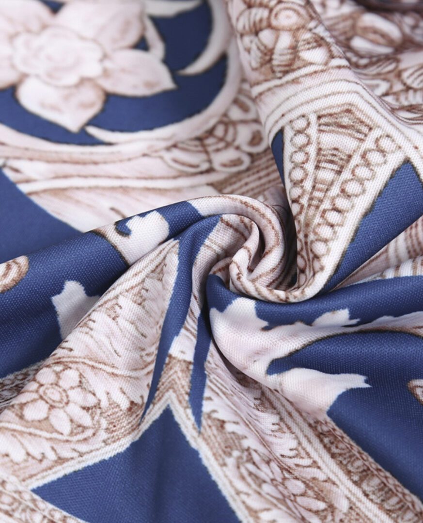 TKK Tribal Print Tie Back Pants Set